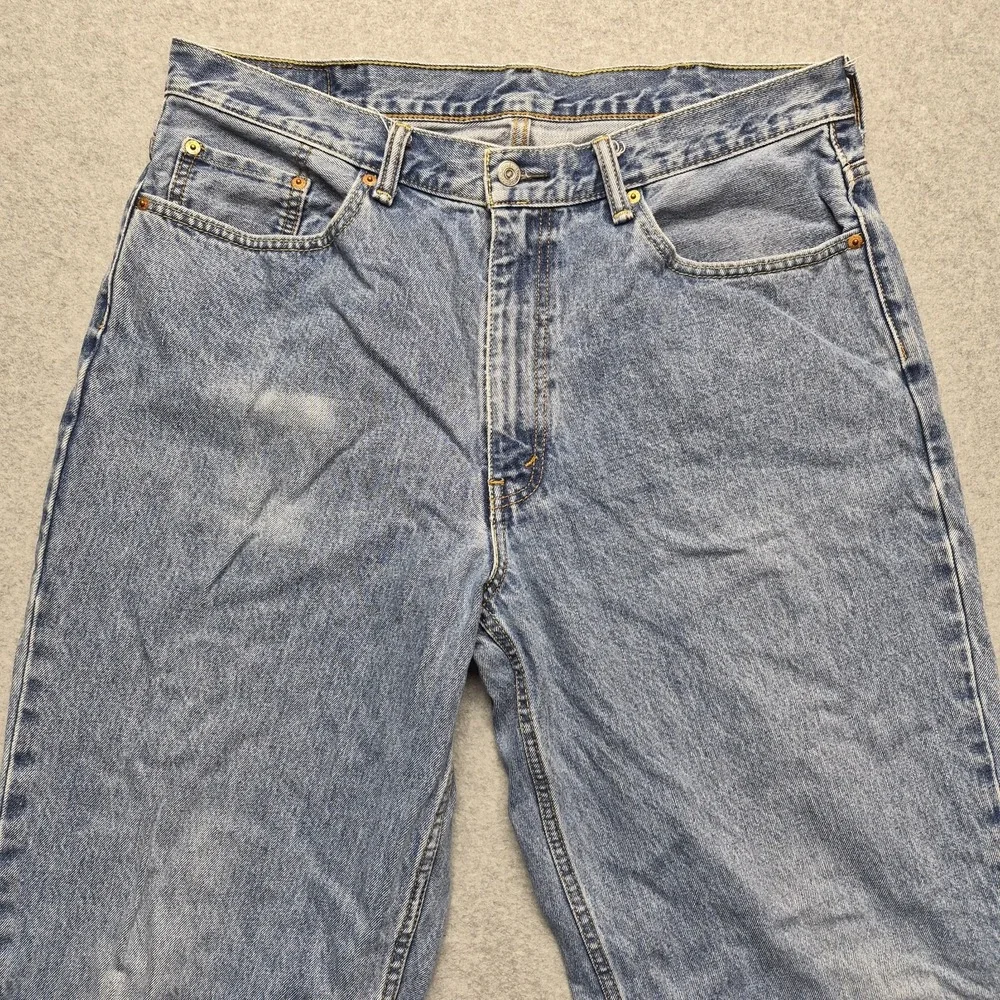 Levi's 560 Jeans Mens 38x34 Light Wash Comfort Fit Tapered Leg Denim